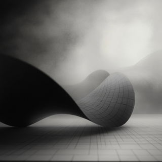 Chromafossilia style, Midjourney V6.1: abstract 3D render
