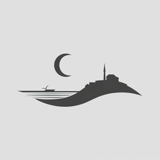 Chromafossilia style, Midjourney V6.1: bold minimalist logo design for Istanbul city municipal services