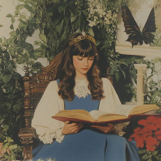 Marionarchic style, Midjourney V6.1: retro fairy-tale illustration