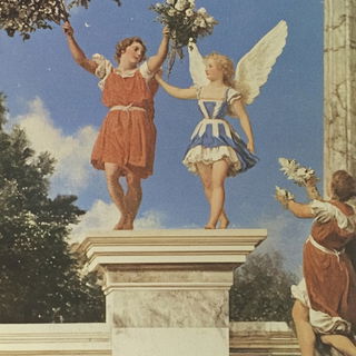 Marionarchic style, Midjourney V6.1: classical 18th-century oil painting