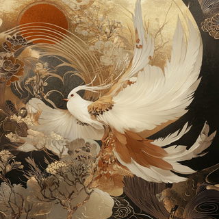 Flame Marbling style, Midjourney V6.1: traditional folk art