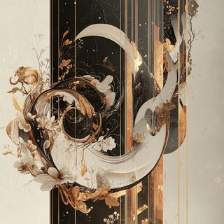 Flame Marbling style, Midjourney V6.1: typographic composition with large letters