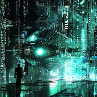 Cloudcloisterism style, Midjourney V6.1: cinematic shot from sci-fi movie