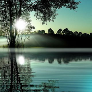 Cloudcloisterism style, Midjourney V6.1: realistic landscape photograph of quiet dawn