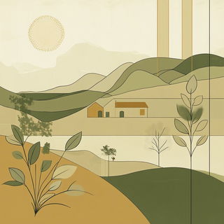 Rubricolor style, Midjourney V6.1: traditional folk art