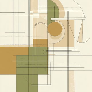 Rubricolor style, Midjourney V6.1: typographic composition with large letters