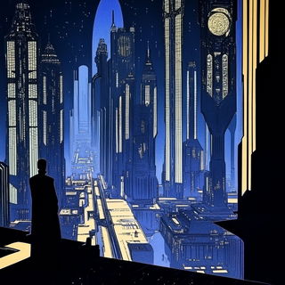Carved Collage Brutalism style, Midjourney V6.1: cinematic shot from sci-fi movie