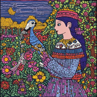 Tealoxide style, Midjourney V6.1: traditional folk art