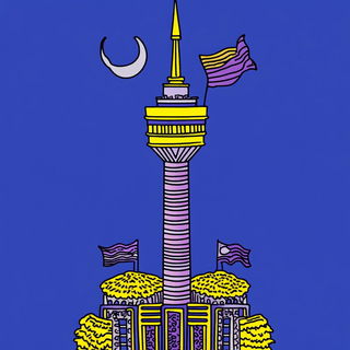Tealoxide style, Midjourney V6.1: bold minimalist logo design for Istanbul city municipal services