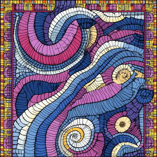 Tealoxide style, Midjourney V6.1: creative pattern composition