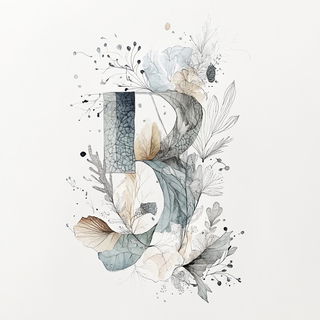 Splatterglyph style, Midjourney V6.1: typographic composition with large letters