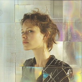 Chromacranial style, Midjourney V6.1: photographic portrait of female protagonist