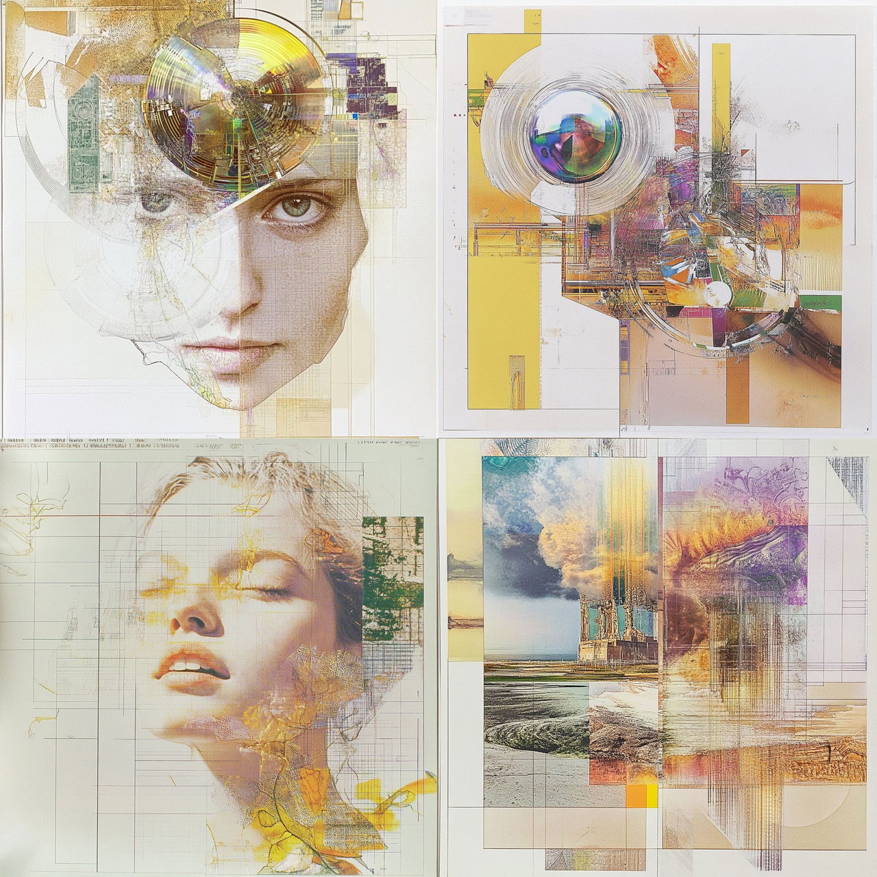 Chromacranial style, Midjourney V6.1, render 1 of 4