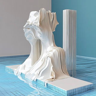 Gothicarnival style, Midjourney V6.1: abstract 3D render