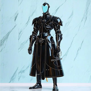 Gothicarnival style, Midjourney V6.1: concept art character design of retropunk steam knight