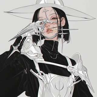 Gothicarnival style, Midjourney V6.1: black-and-white manga comic strip