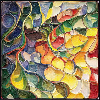 Pyroderm style, Midjourney V6.1: creative pattern composition