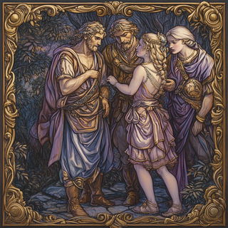 Stratacircle style, Midjourney V6.1: classical 18th-century oil painting