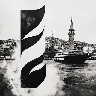 Asterion Observatory style, Midjourney V6.1: bold minimalist logo design for Istanbul city municipal services
