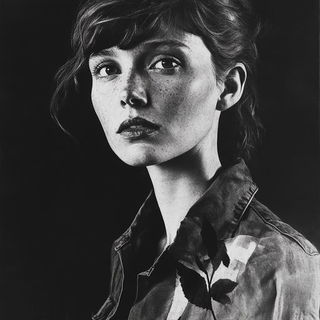 Asterion Observatory style, Midjourney V6.1: photographic portrait of female protagonist