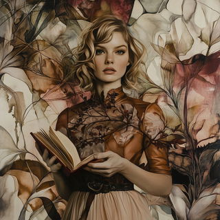 Operacel style, Midjourney V6.1: photographic portrait of female protagonist