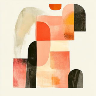 Heronstitch style, Midjourney V6.1: typographic composition with large letters