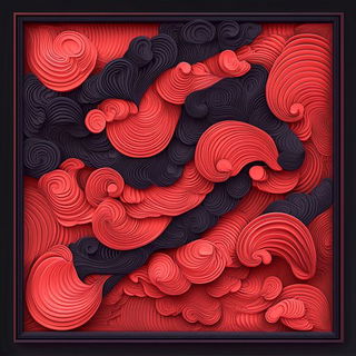 Vatcurrent style, Midjourney V6.1: creative pattern composition