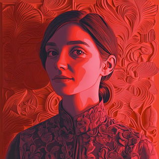 Vatcurrent style, Midjourney V6.1: photographic portrait of female protagonist