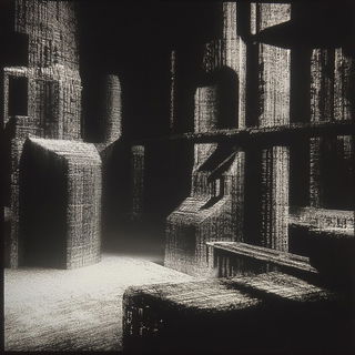 Blackfire Enamel Grid style, Midjourney V6.1: cinematic shot from sci-fi movie