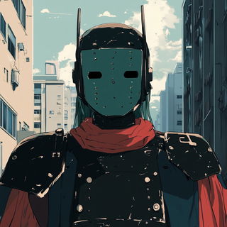 Gutterweft style, Midjourney V6.1: concept art character design of retropunk steam knight