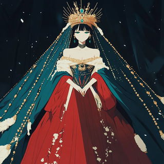 Gutterweft style, Midjourney V6.1: haute-couture fashion outfit