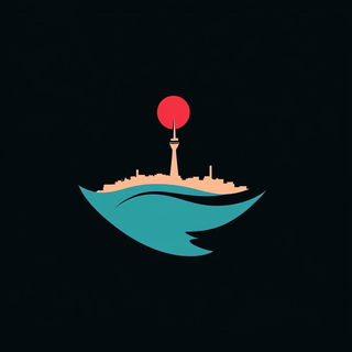 Gutterweft style, Midjourney V6.1: bold minimalist logo design for Istanbul city municipal services