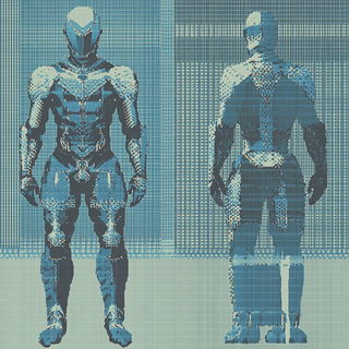 Harbor of White Arches style, Midjourney V6.1: concept art character design of retropunk steam knight