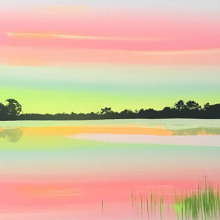 Miniature Beamcraft style, Midjourney V6.1: realistic landscape photograph of quiet dawn
