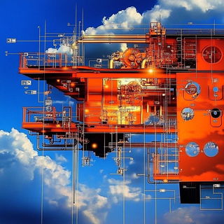 Ceramythic style, Midjourney V6.1: technical infrastructure blueprint schematics