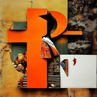 Ceramythic style, Midjourney V6.1: typographic composition with large letters