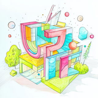 Anvilcurl style, Midjourney V6.1: typographic composition with large letters