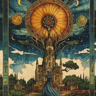 Luminook style, Midjourney V6.1: retro fairy-tale illustration
