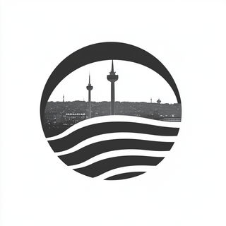 Meteoric Ink Foundry style, Midjourney V6.1: bold minimalist logo design for Istanbul city municipal services