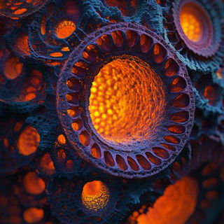 Contourstitch style, Midjourney V6.1: creative pattern composition