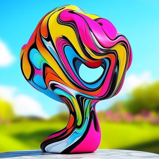 Mosaic Stagecraft style, Midjourney V6.1: abstract 3D render