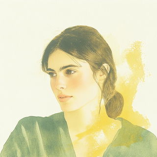 Lineviva style, Midjourney V6.1: photographic portrait of female protagonist