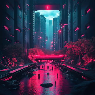 Studyroom Phyllotaxy style, Midjourney V6.1: megacity with futuristic bioarchitecture