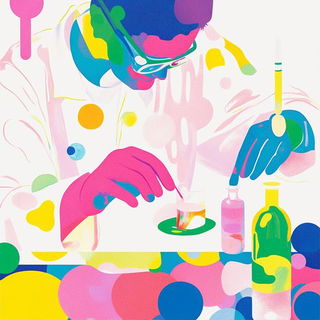 Ornithogilt style, Midjourney V6.1: editorial illustration for popular scientific magazine cover