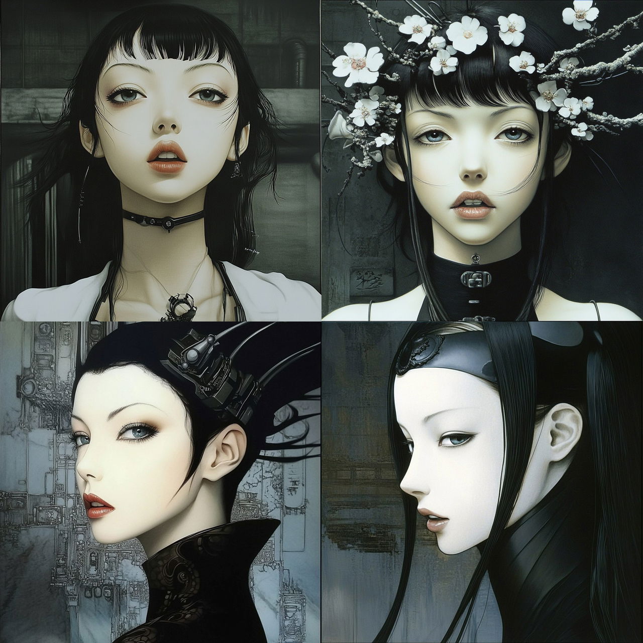 Photocollage Gearpunk style, Midjourney V6.1, render 1 of 4