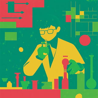 Inkmariner style, Midjourney V6.1: editorial illustration for popular scientific magazine cover