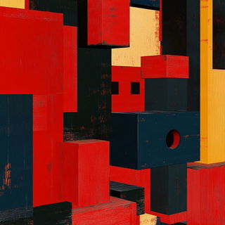 Orbiscarp style, Midjourney V6.1: abstract 3D render