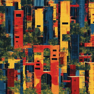 Orbiscarp style, Midjourney V6.1: megacity with futuristic bioarchitecture