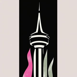 Coralink Carnivalesque style, Midjourney V6.1: bold minimalist logo design for Istanbul city municipal services