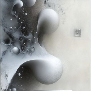 Chiaroscuro Horseplay style, Midjourney V6.1: abstract 3D render